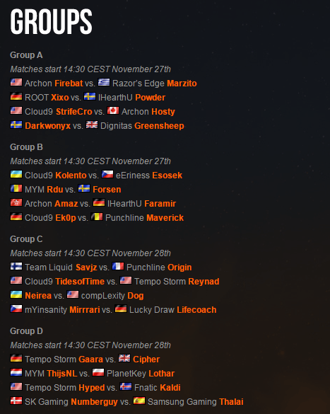DHW 2014 HS Group stage 1